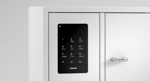 De KeyBox basic sleutelafgiftekast, ontworpen voor sleutelbeheer