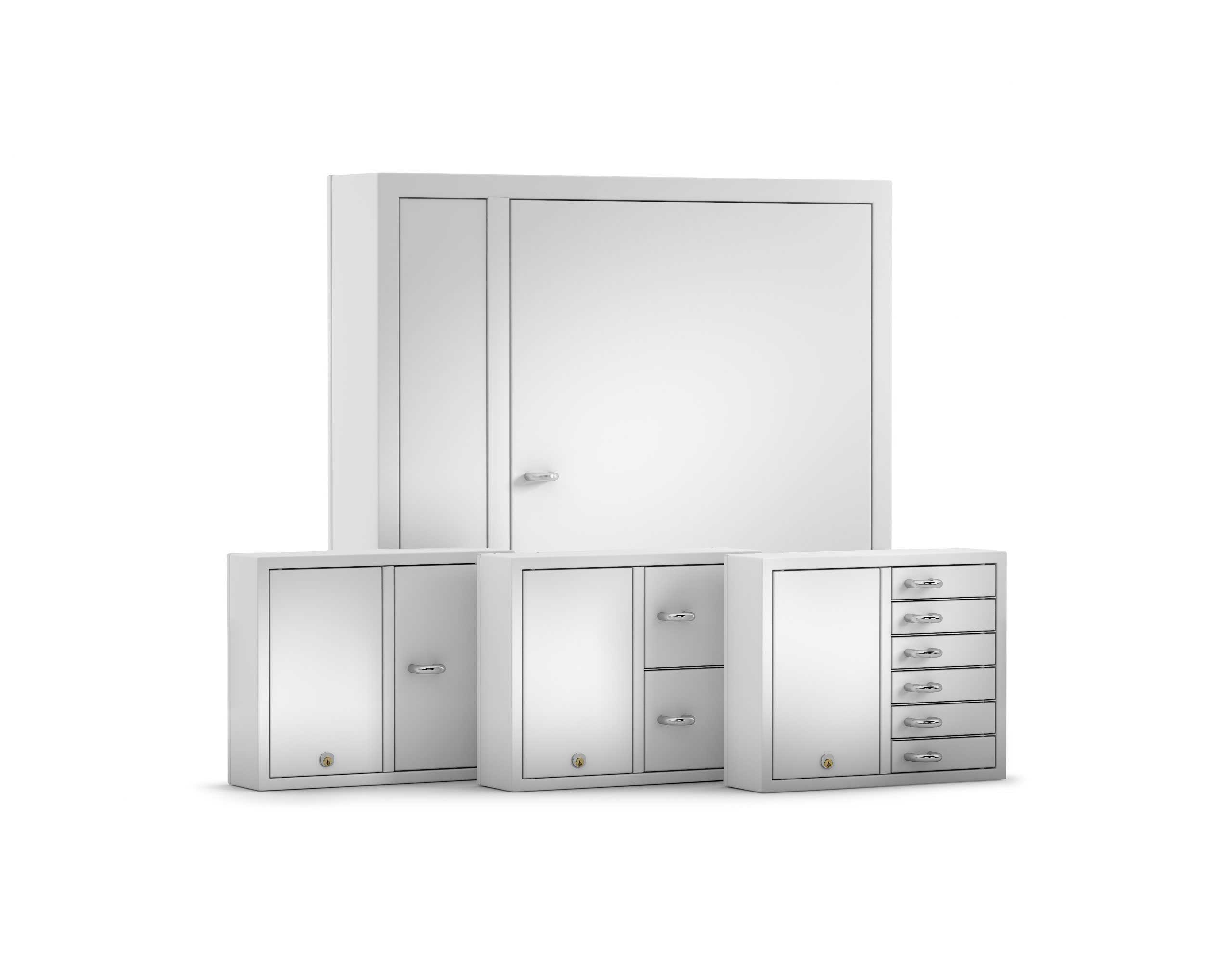 All the Expansion series distribution cabinets are designed for key management