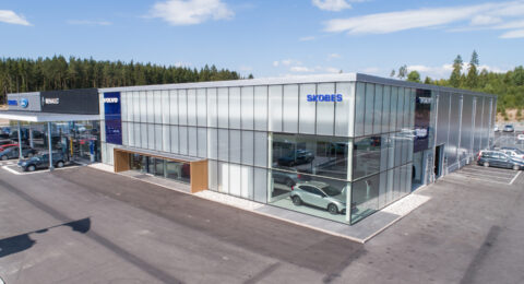 The Skobes Car showroom for car sales handles its car keys with key cabinets